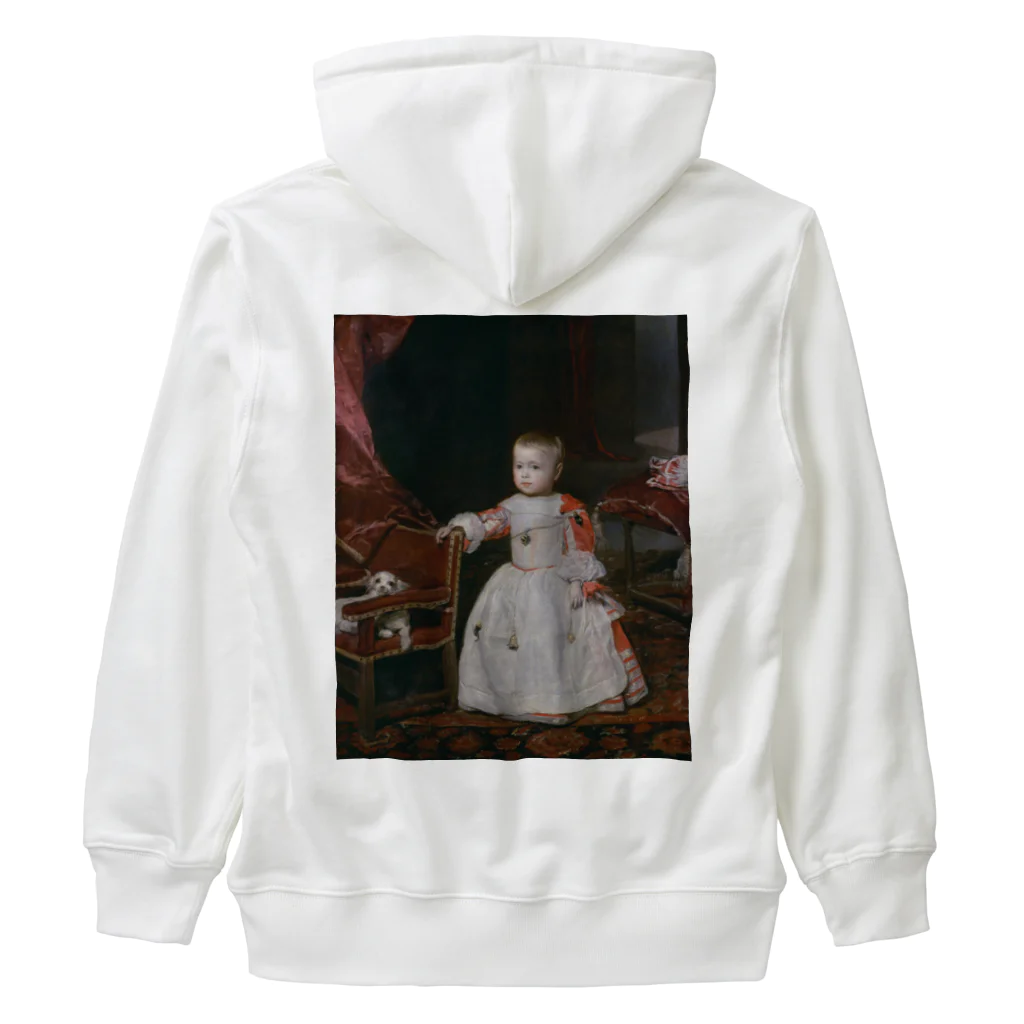 世界美術商店の皇太子フェリペ・プロスぺロの肖像 / Portrait of Prince Philip Prospero Heavyweight Zip Hoodie