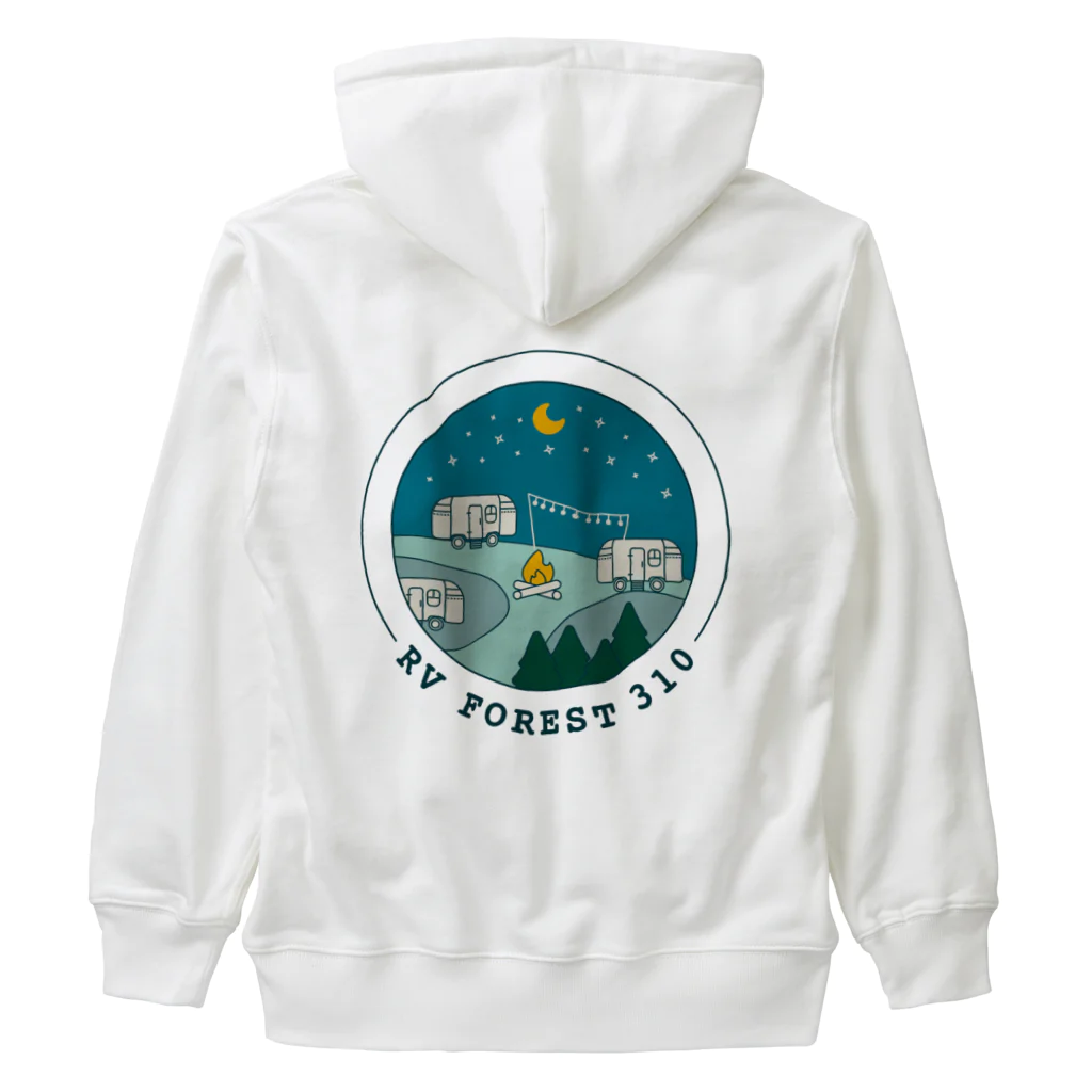 treasuretradingのRV FOREST 310 -1 Heavyweight Zip Hoodie