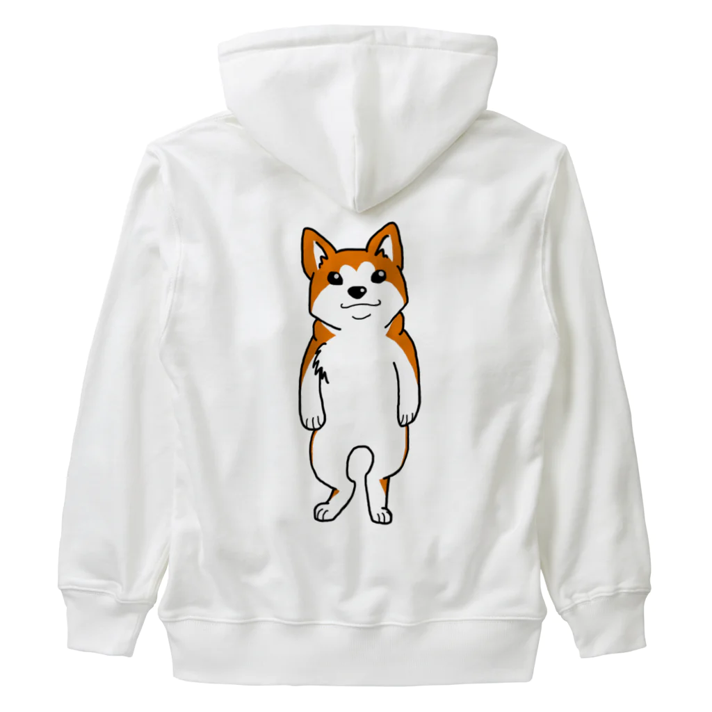 ～しばとねこ～の二足歩行と猫の可動域を手に入れた柴犬 Heavyweight Zip Hoodie