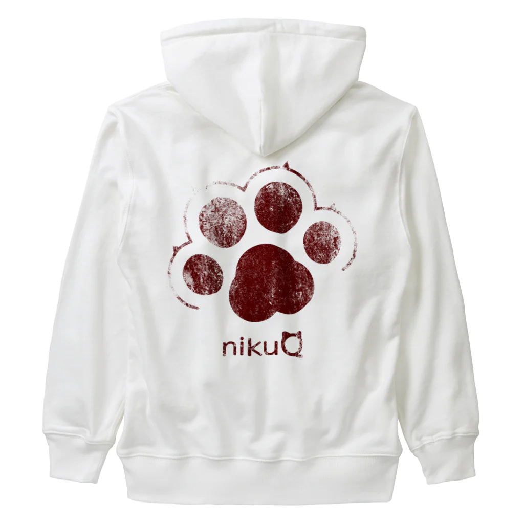 WebArtsの肉球をモチーフにしたオリジナルブランド「nikuQ」（猫タイプ）です Heavyweight Zip Hoodie