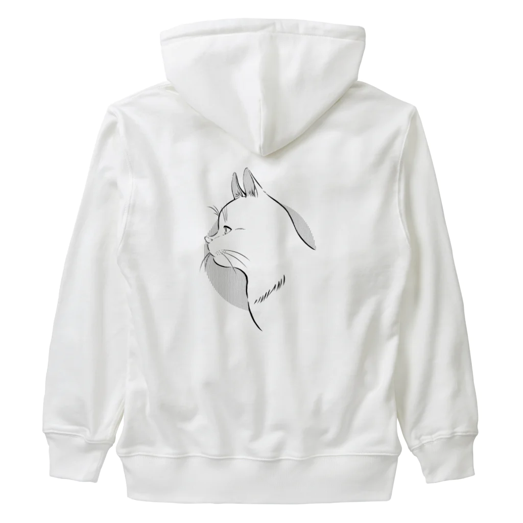 freelyのねこのよこがお Heavyweight Zip Hoodie