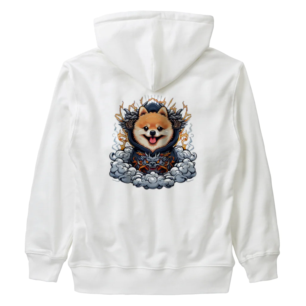 Pom-Dog'sのポメドラゴン Heavyweight Zip Hoodie