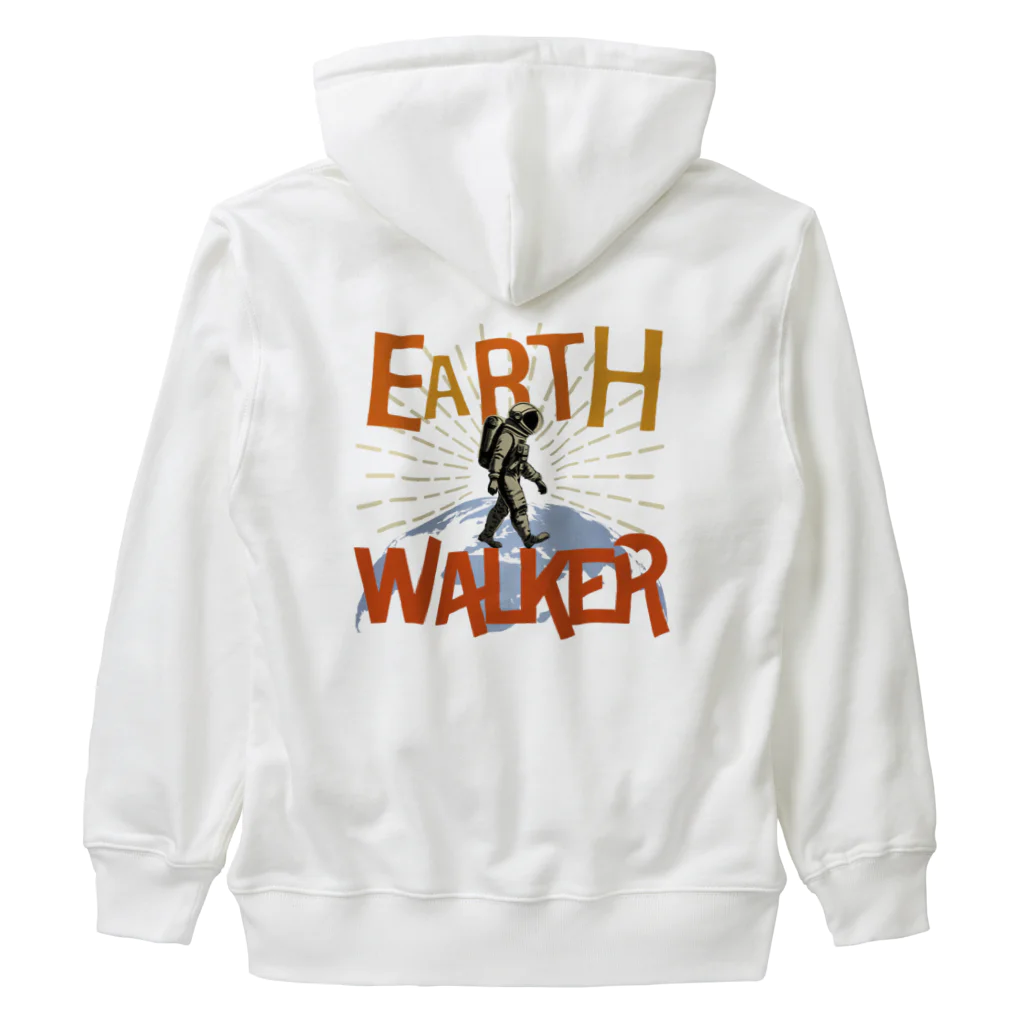 FOOF DESIGN のEARTH WALKER （地球歩行士）【英語バージョン】 Heavyweight Zip Hoodie