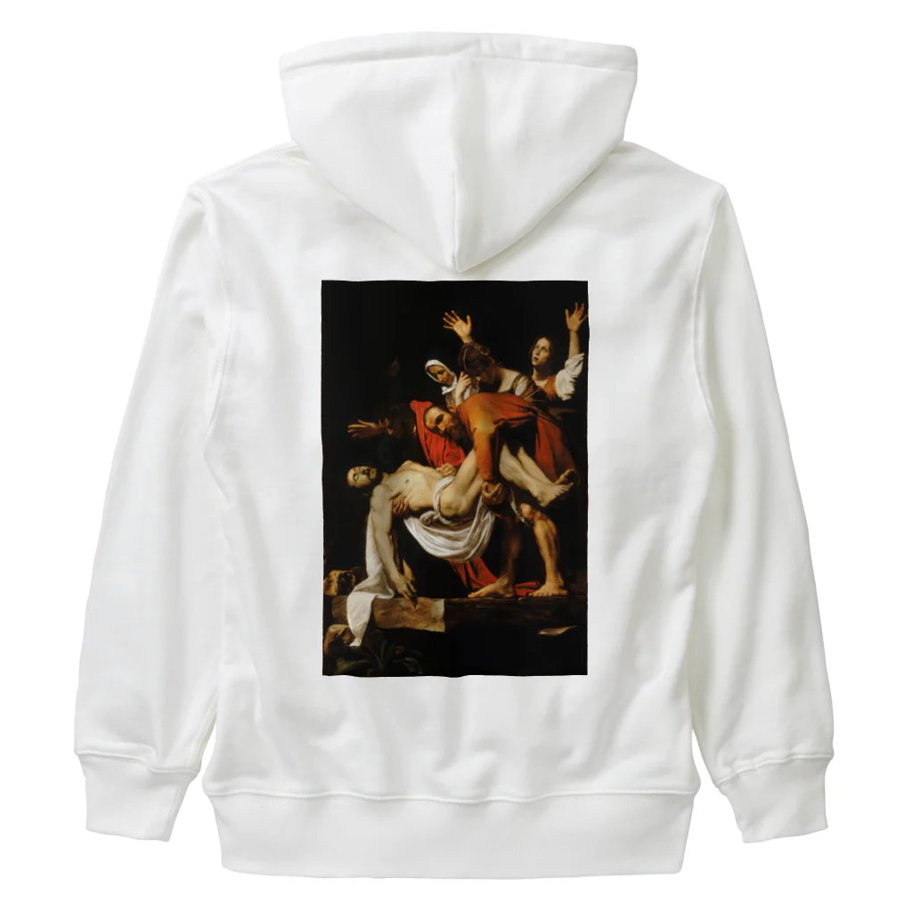 世界美術商店のキリストの埋葬 / The Entombment of Christ Heavyweight Zip Hoodie