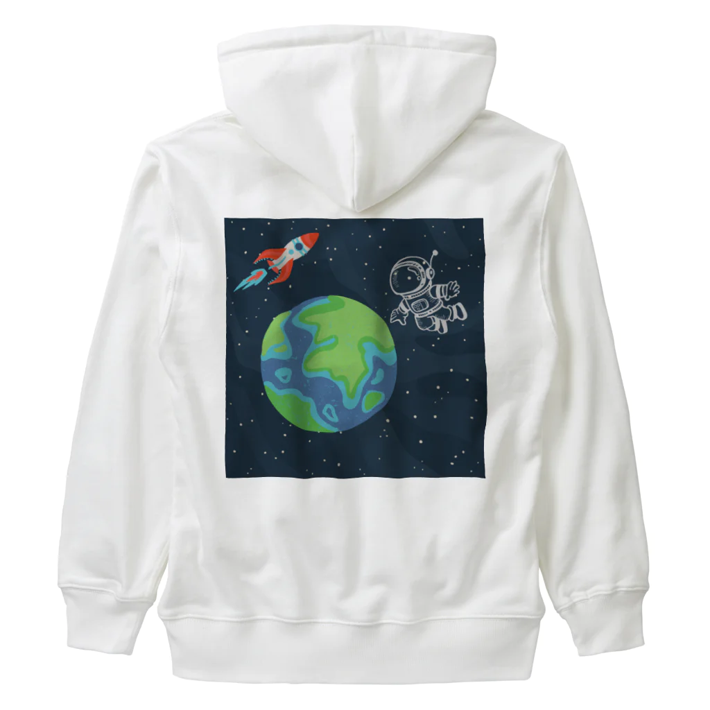 あいいろのキュートな宇宙飛行士 Heavyweight Zip Hoodie