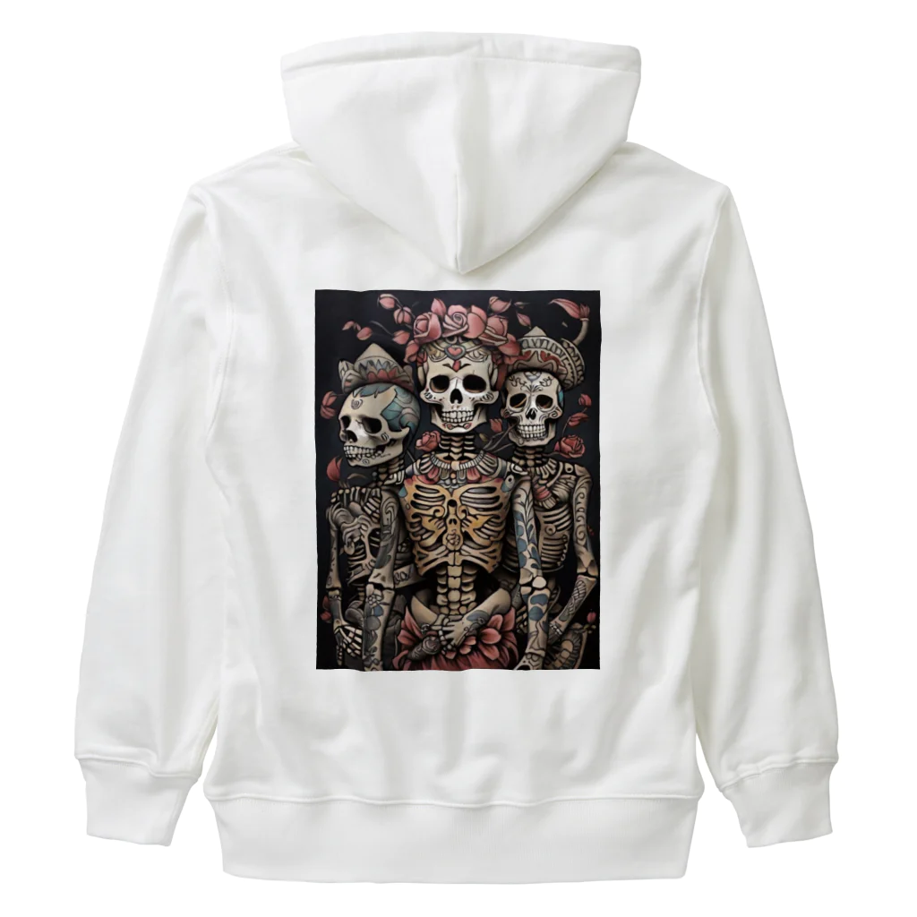 Skull sectionのガイコツのデザイン Heavyweight Zip Hoodie