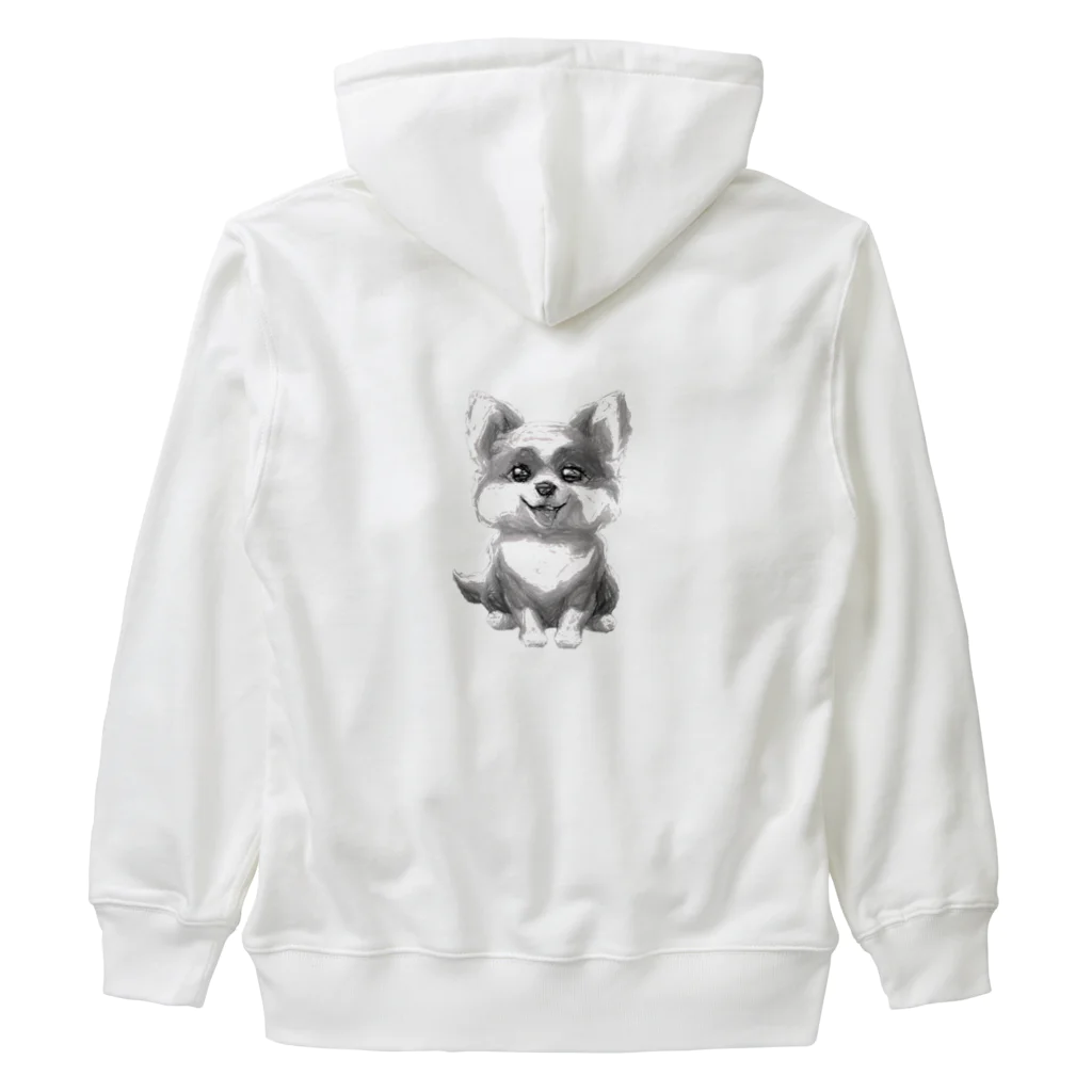 garireoの飼い主を待っている犬 Heavyweight Zip Hoodie