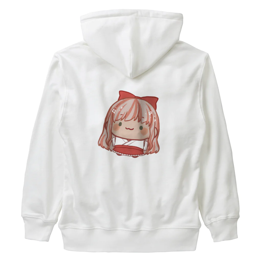 ぷいぷいshopのぷいぷい巫女ちゃん2 Heavyweight Zip Hoodie