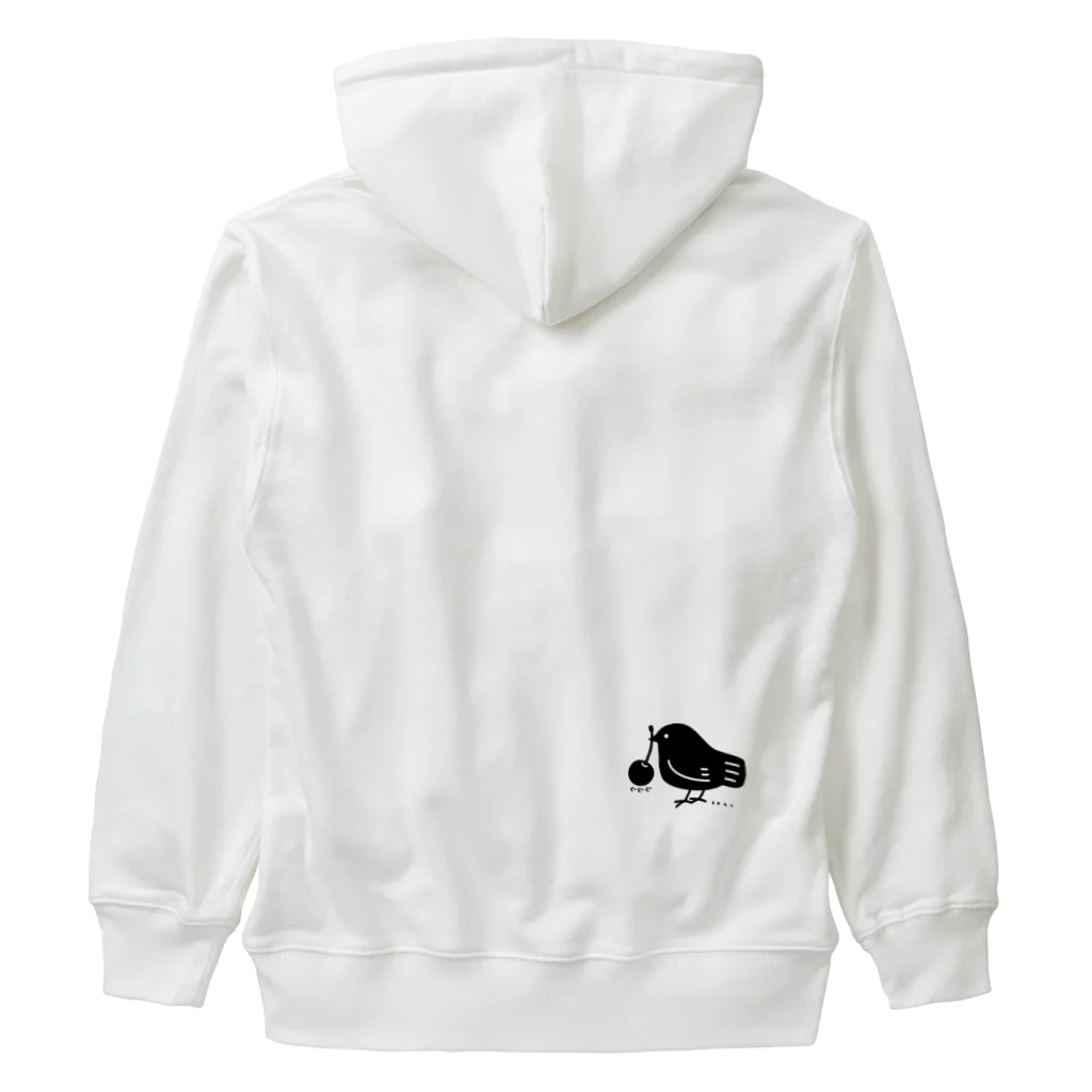 イラスト MONYAAT のワンポイント　みつぐとり Heavyweight Zip Hoodie