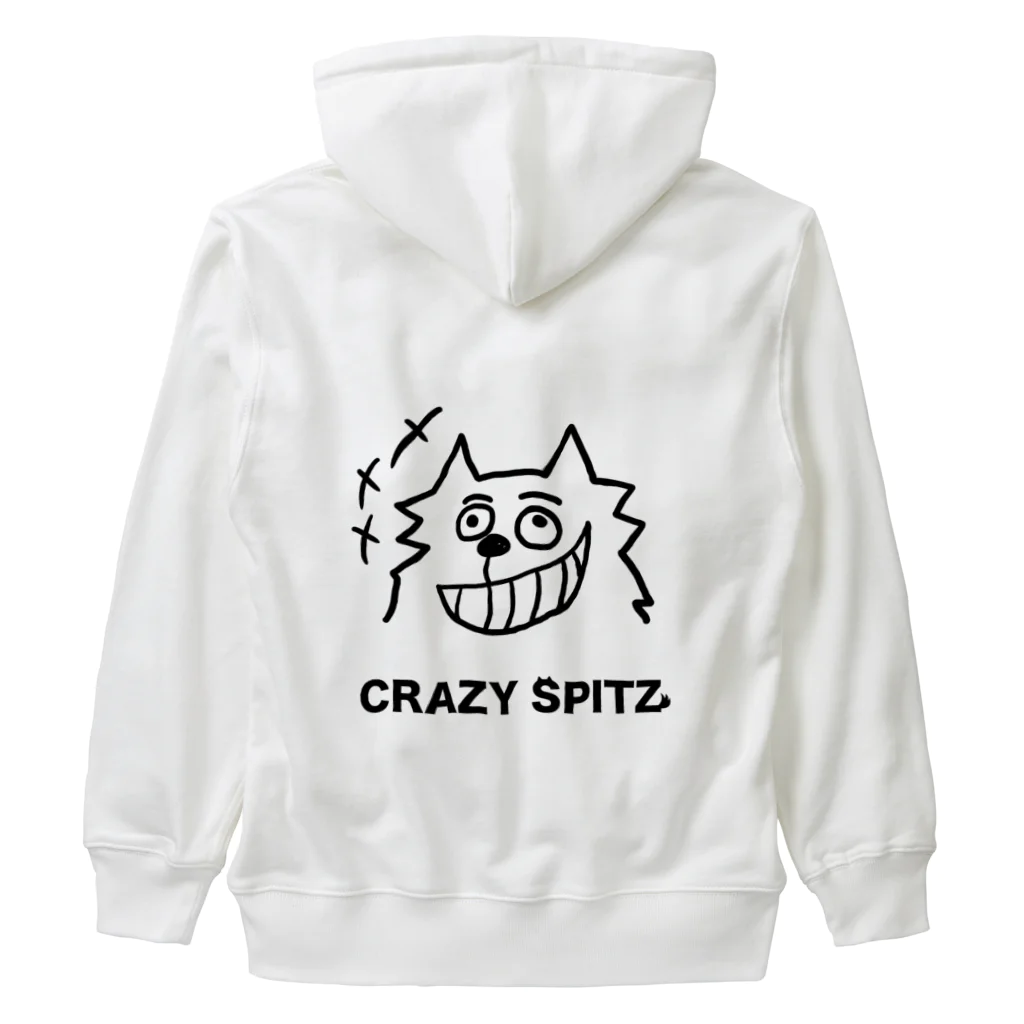 ehime@けだま&もち＆すみのCRAZY SPITZ「HA HA HA」 Heavyweight Zip Hoodie