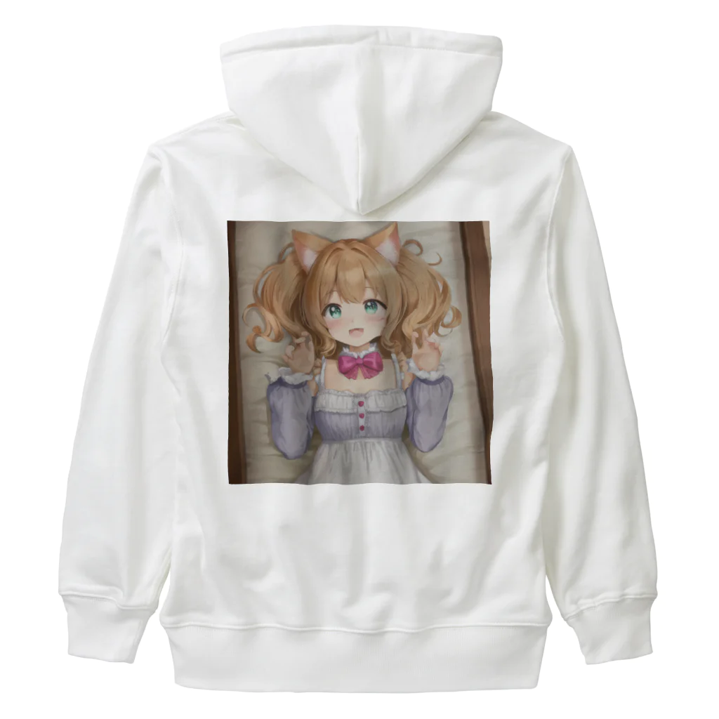 Noir's Cronusのねこ娘 Heavyweight Zip Hoodie