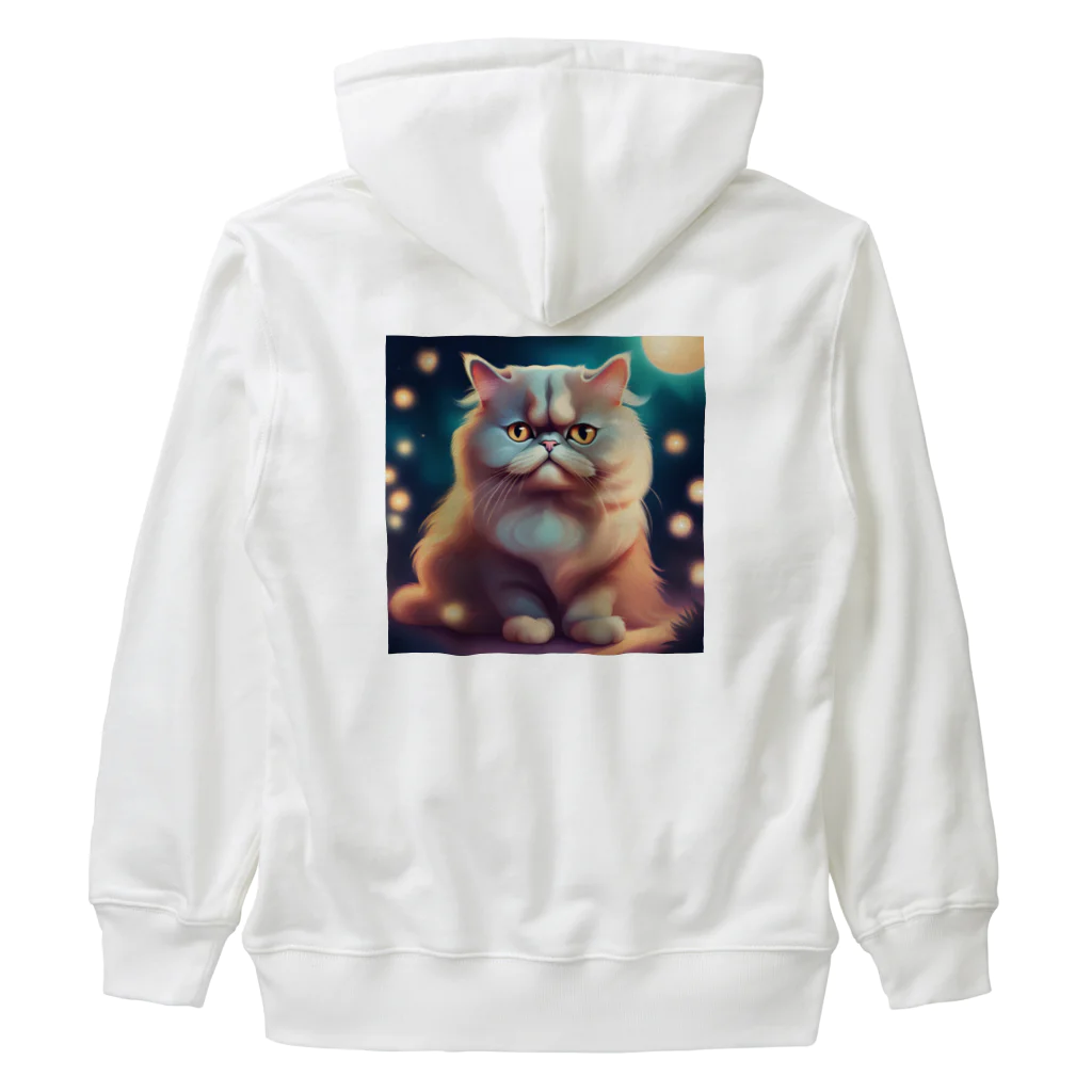 レモングラスのごきげんなペルシャ猫 Heavyweight Zip Hoodie