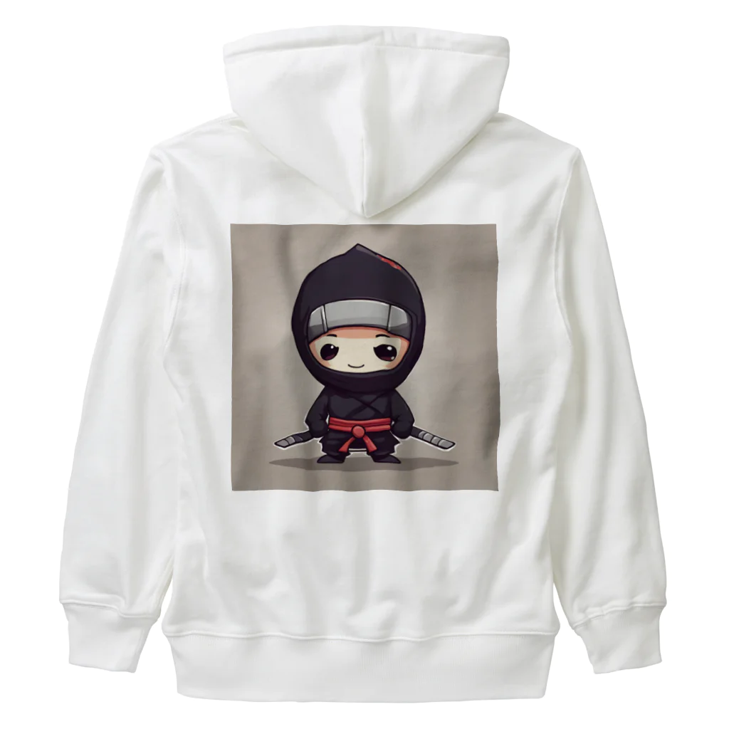 d-design-labのかわいい忍者のイラストグッズ Heavyweight Zip Hoodie