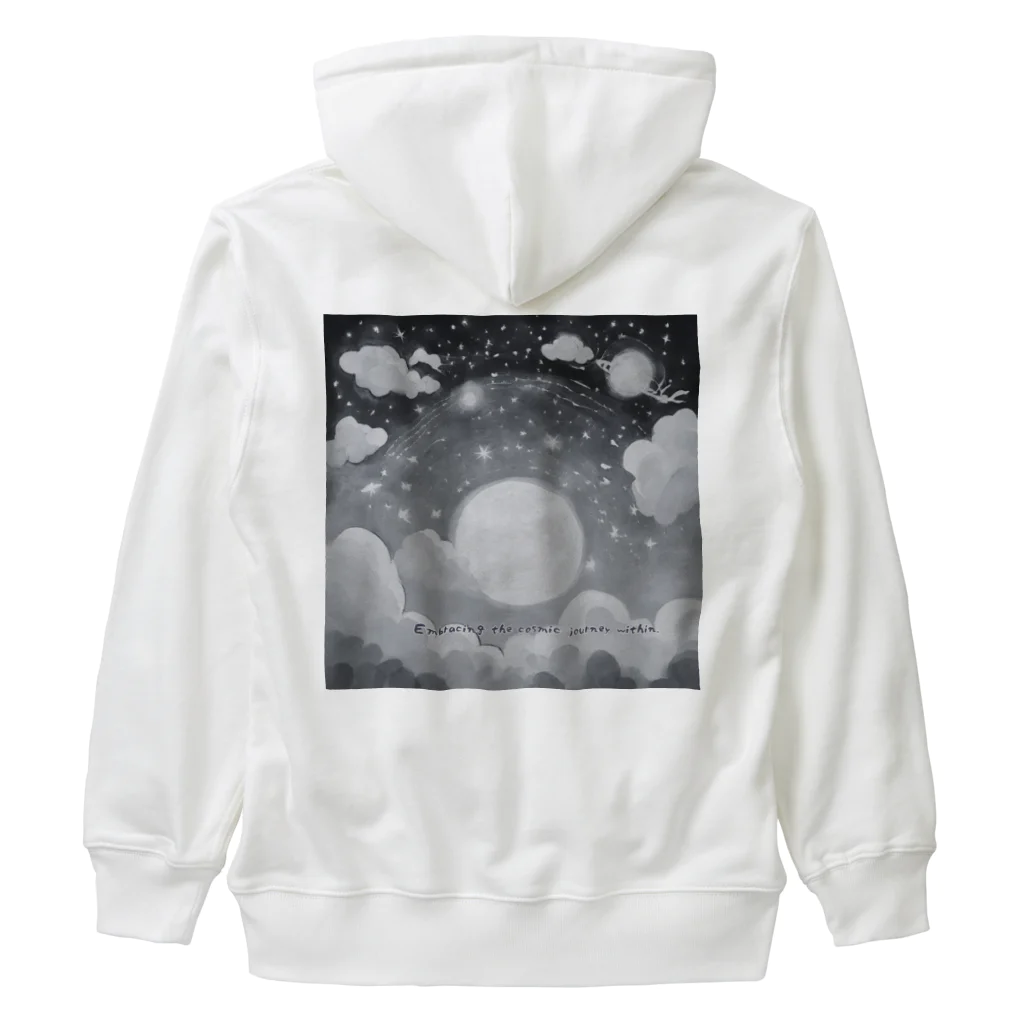 hydrangea-macrophyllaのEmbracing the cosmic journey within. Heavyweight Zip Hoodie