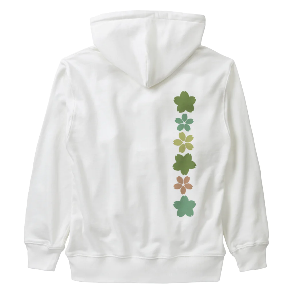 つきしょっぷのくすみカラーの桜 Heavyweight Zip Hoodie