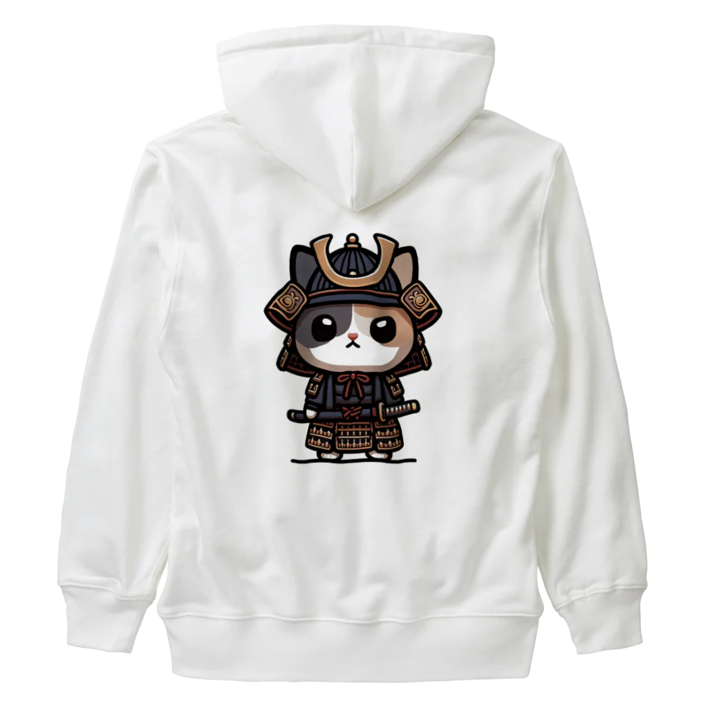 にゃんラボの武士にゃんこ２ Heavyweight Zip Hoodie