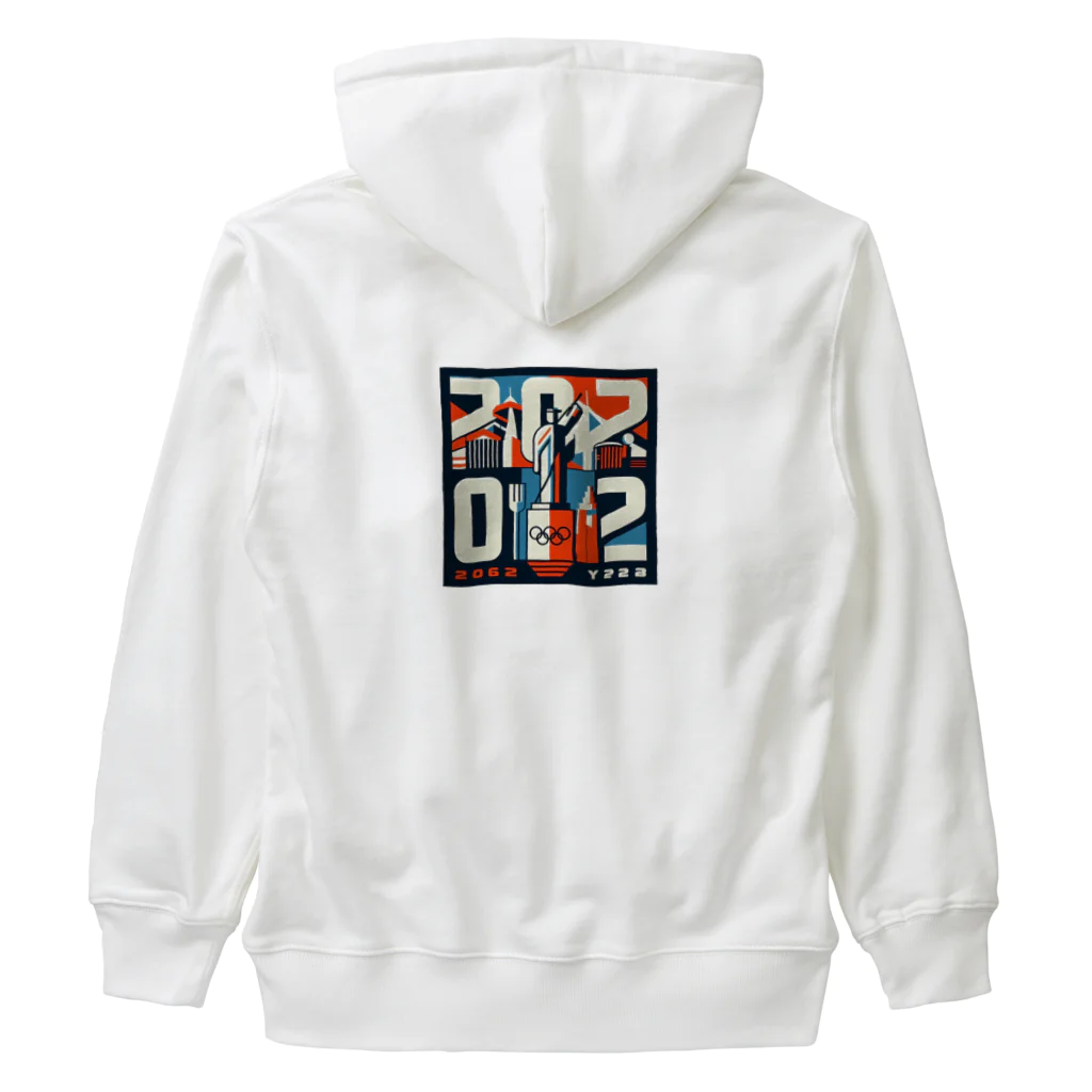 ヘッヘンのお店の【2062】アート Heavyweight Zip Hoodie