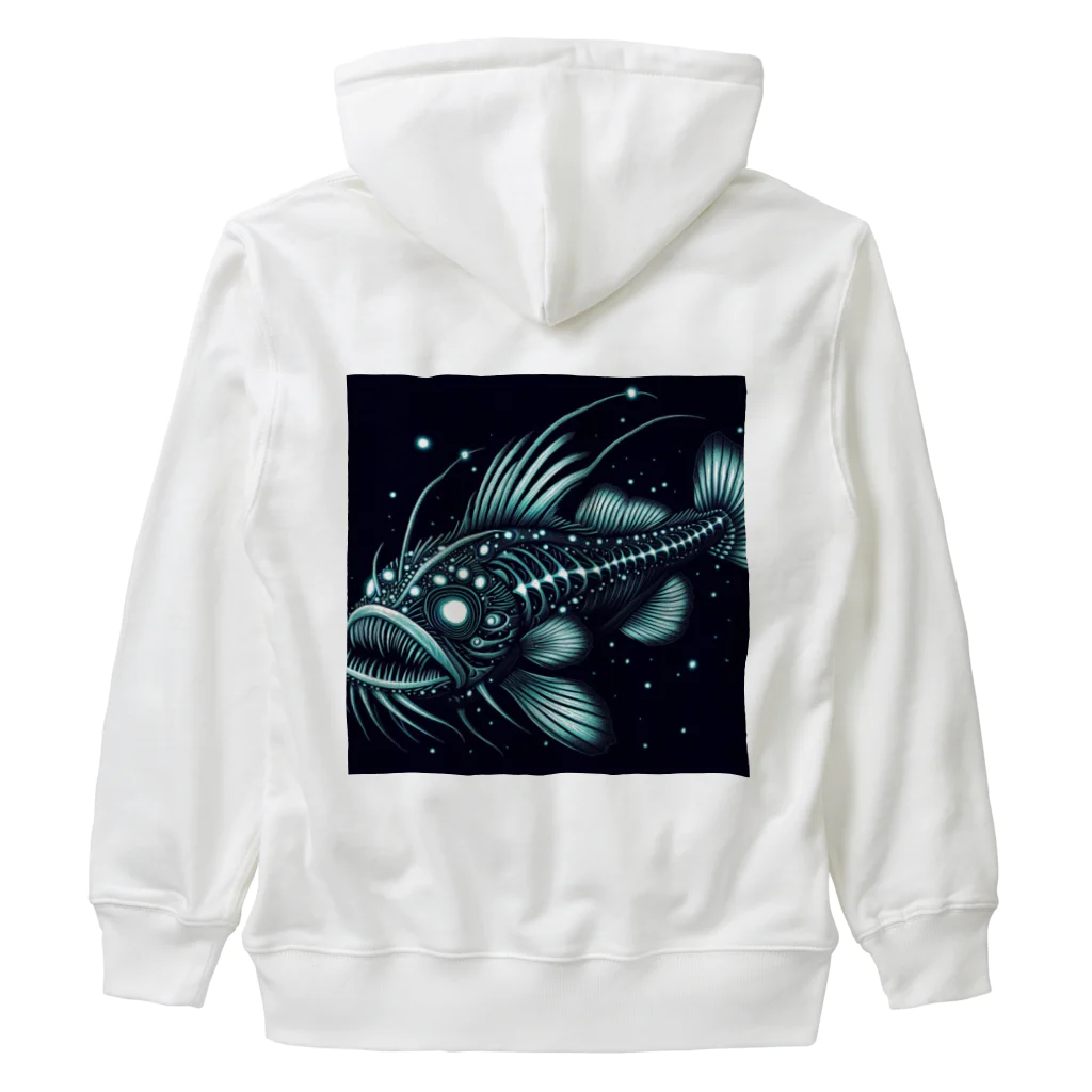 susumu47の深海魚のキャラクターグッズ Heavyweight Zip Hoodie