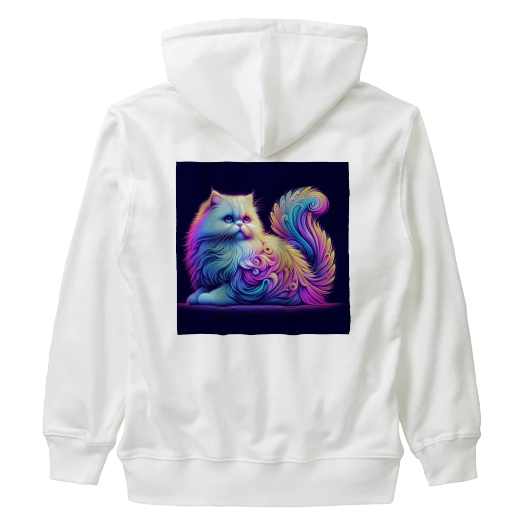 BabylonChannel 🎨 ✝️ ❤️‍🔥のPersian Cat　Babylon channel Heavyweight Zip Hoodie