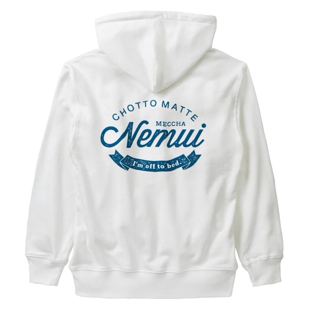 OFUZAKEのCMMN_BLUE Heavyweight Zip Hoodie