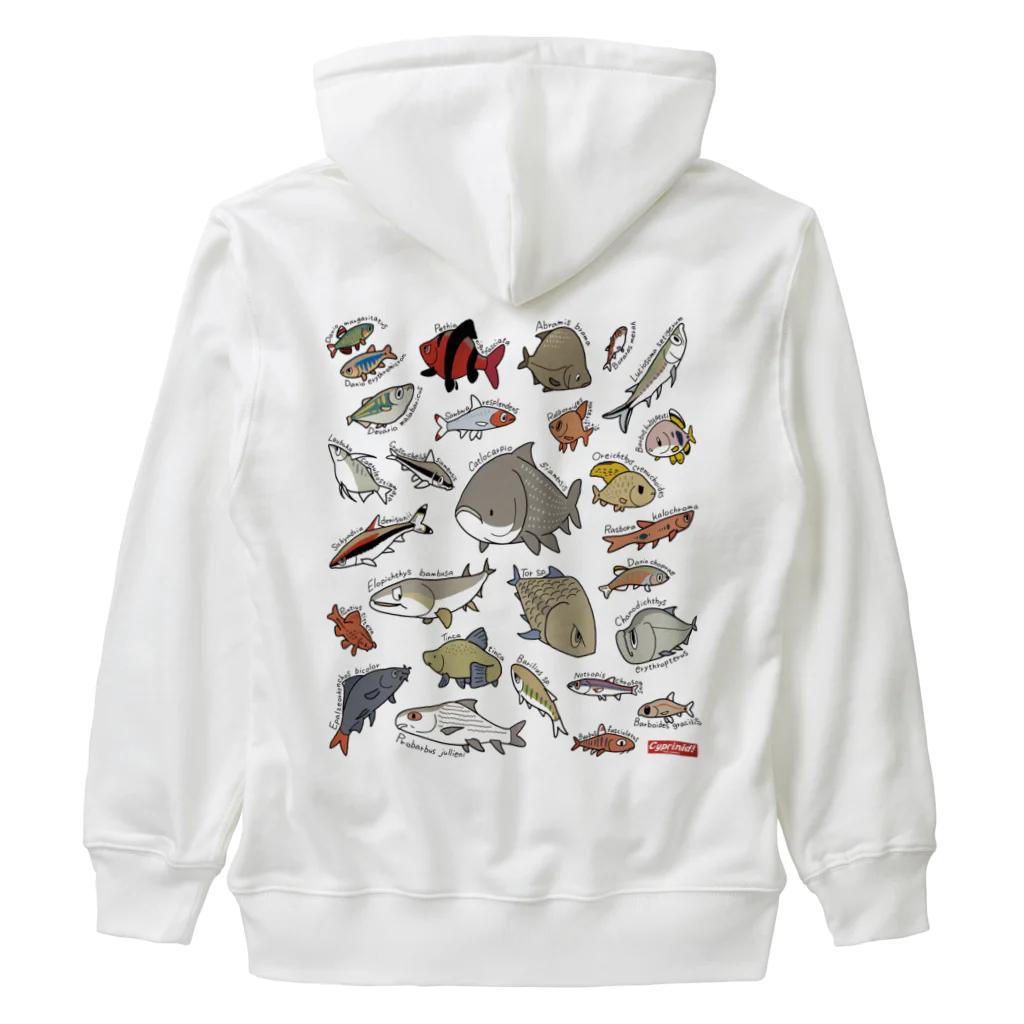 幻想水系branch　byいずもり・ようのVery Cyprinids!（international) Heavyweight Zip Hoodie