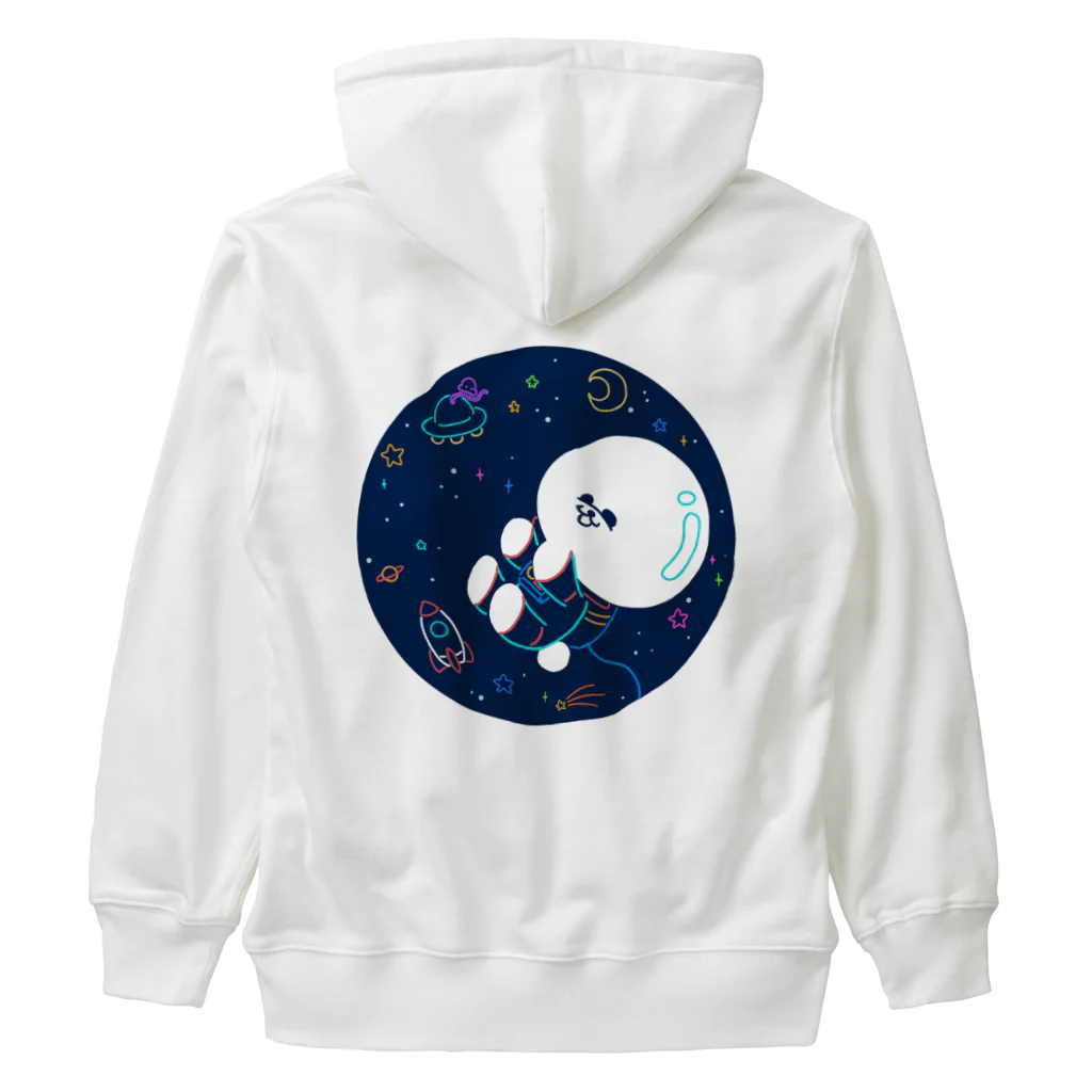 甘漏り屋の宇宙遊泳ビション Heavyweight Zip Hoodie