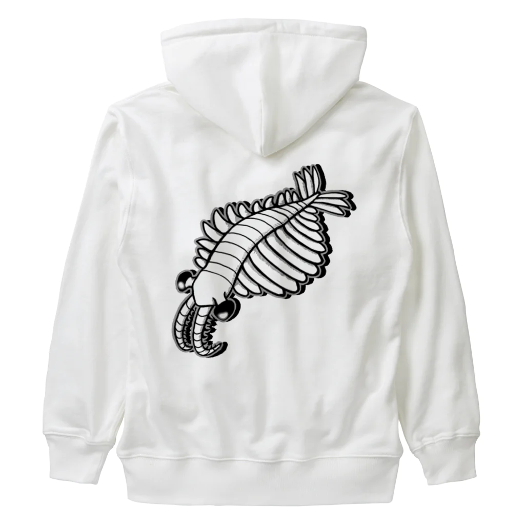 LalaHangeulのアノマロカリス　バックプリント Heavyweight Zip Hoodie