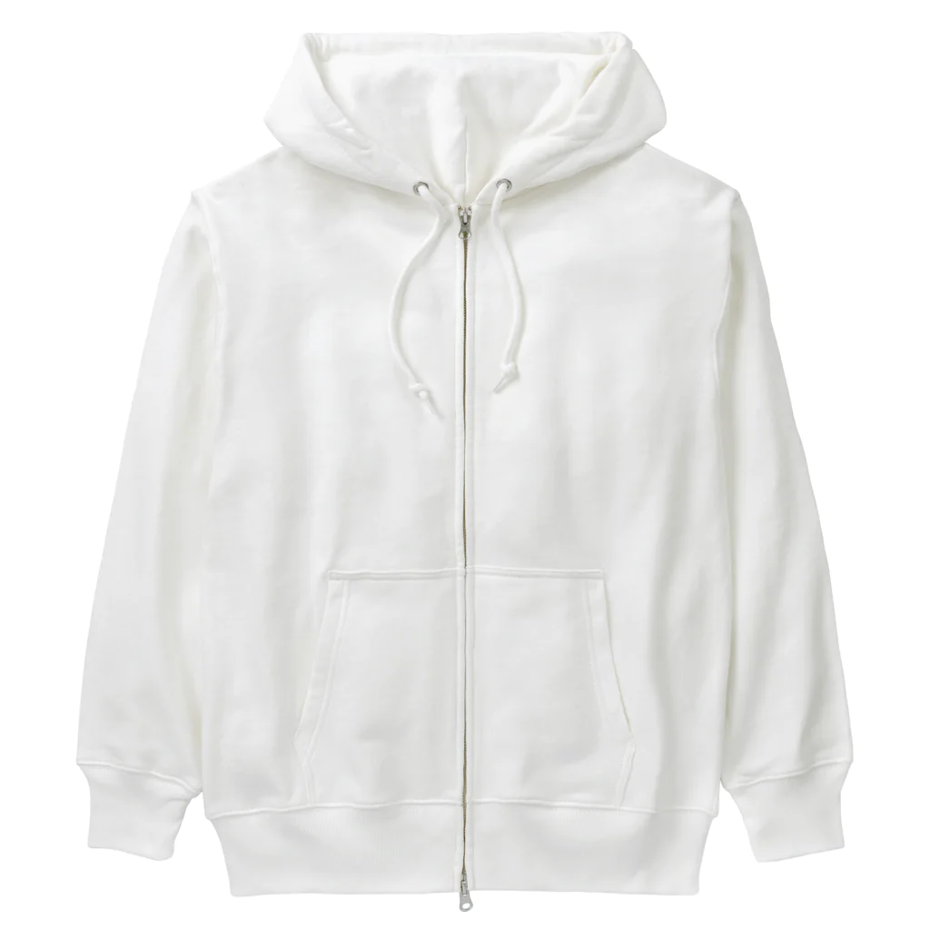 ほんだ猫の雨がしとしと降っても Heavyweight Zip Hoodie