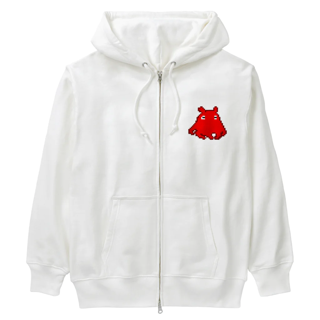 LalaHangeulのメンダコさんドットバージョン Heavyweight Zip Hoodie