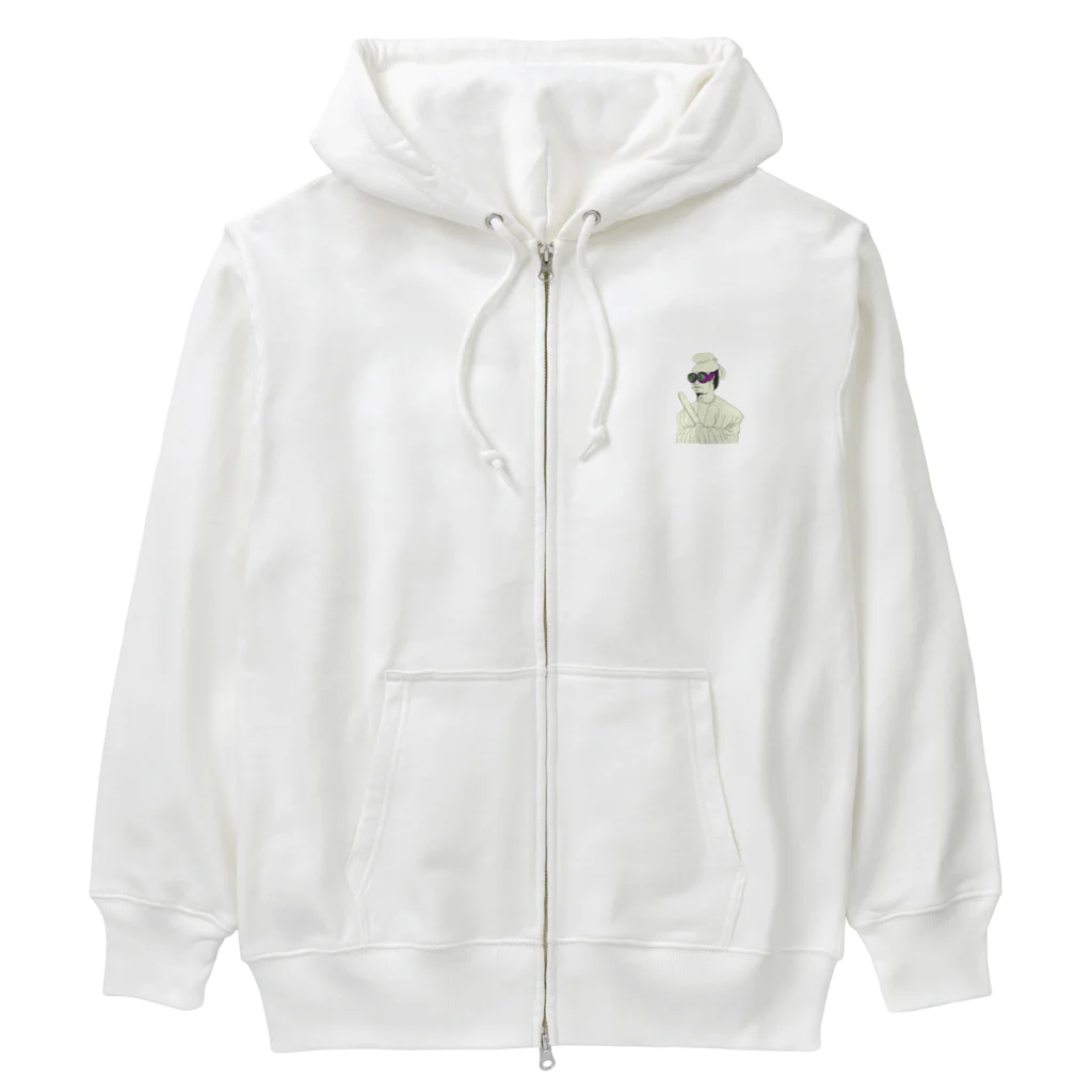 ポップコーンジャンプのダイシさん Heavyweight Zip Hoodie