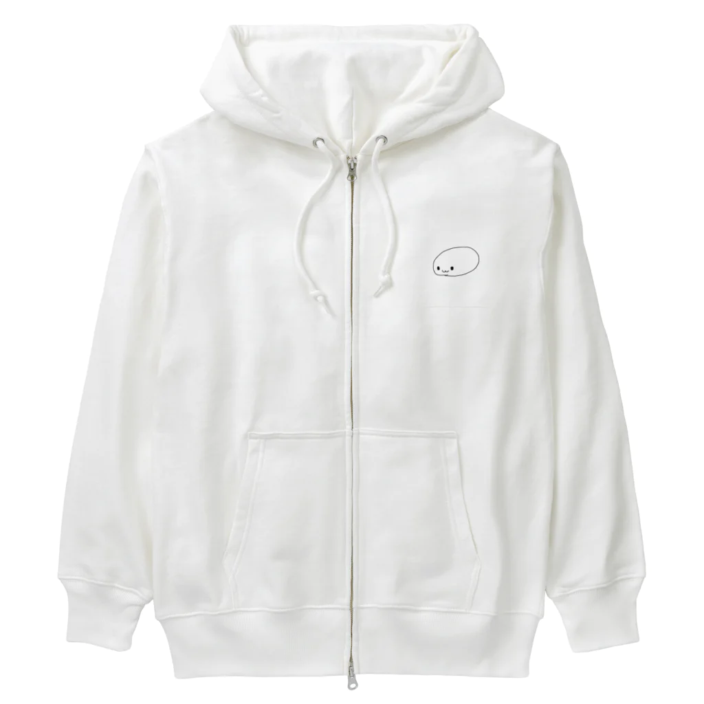 白雲の大福くん Heavyweight Zip Hoodie