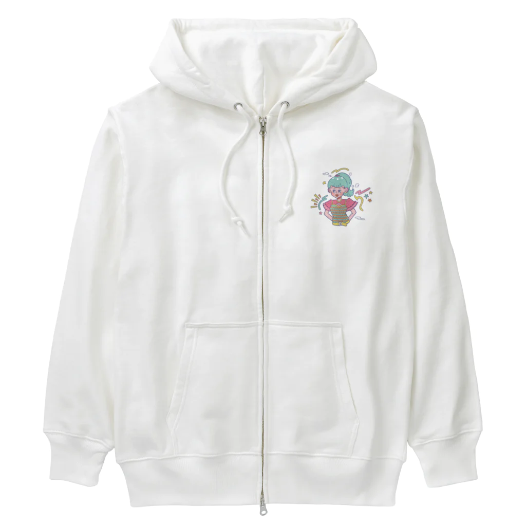 Natsukawa Yukichiのポップンポニーテール Heavyweight Zip Hoodie