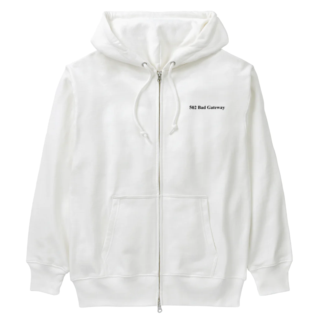 ナス売りの休日の502 Bad Gateway Heavyweight Zip Hoodie