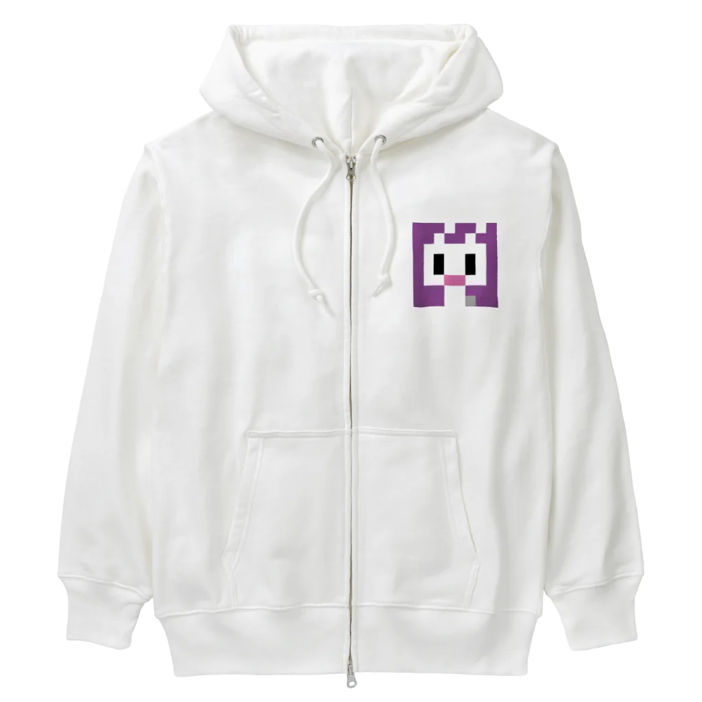 bbb ozika dddのusachan?(rabbit✖️purple) Heavyweight Zip Hoodie