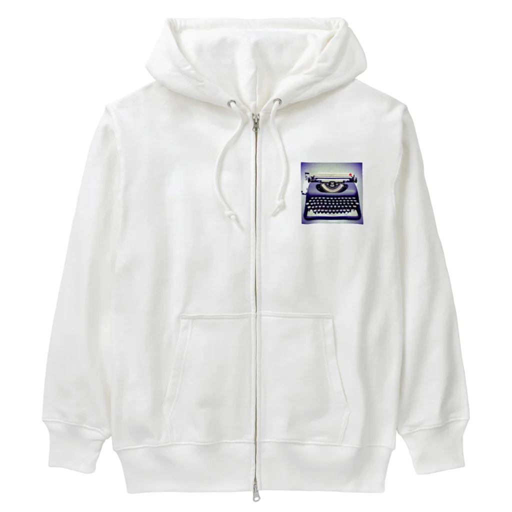 イラストTシャツ【ULTIMATE】のタイプライターさん Heavyweight Zip Hoodie