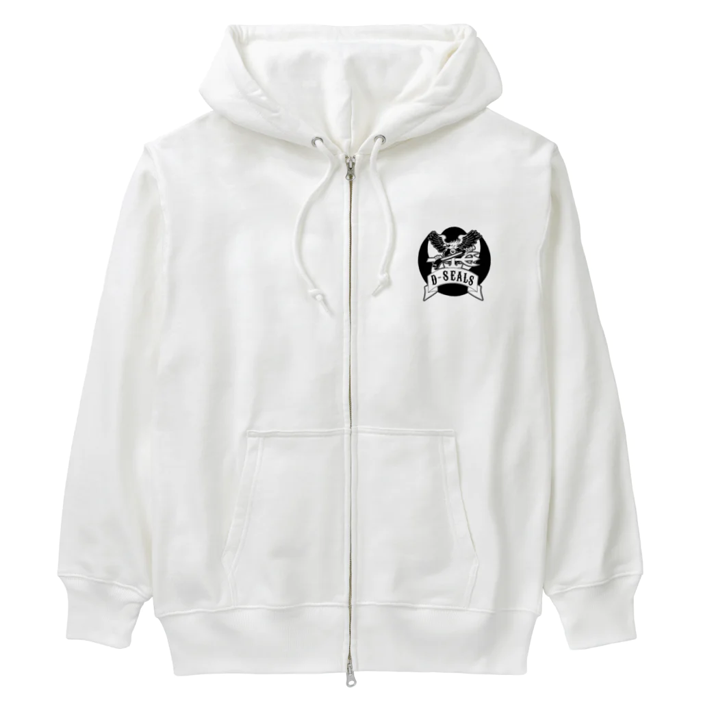 d-sealsのD-SEALS公式背景なし Heavyweight Zip Hoodie