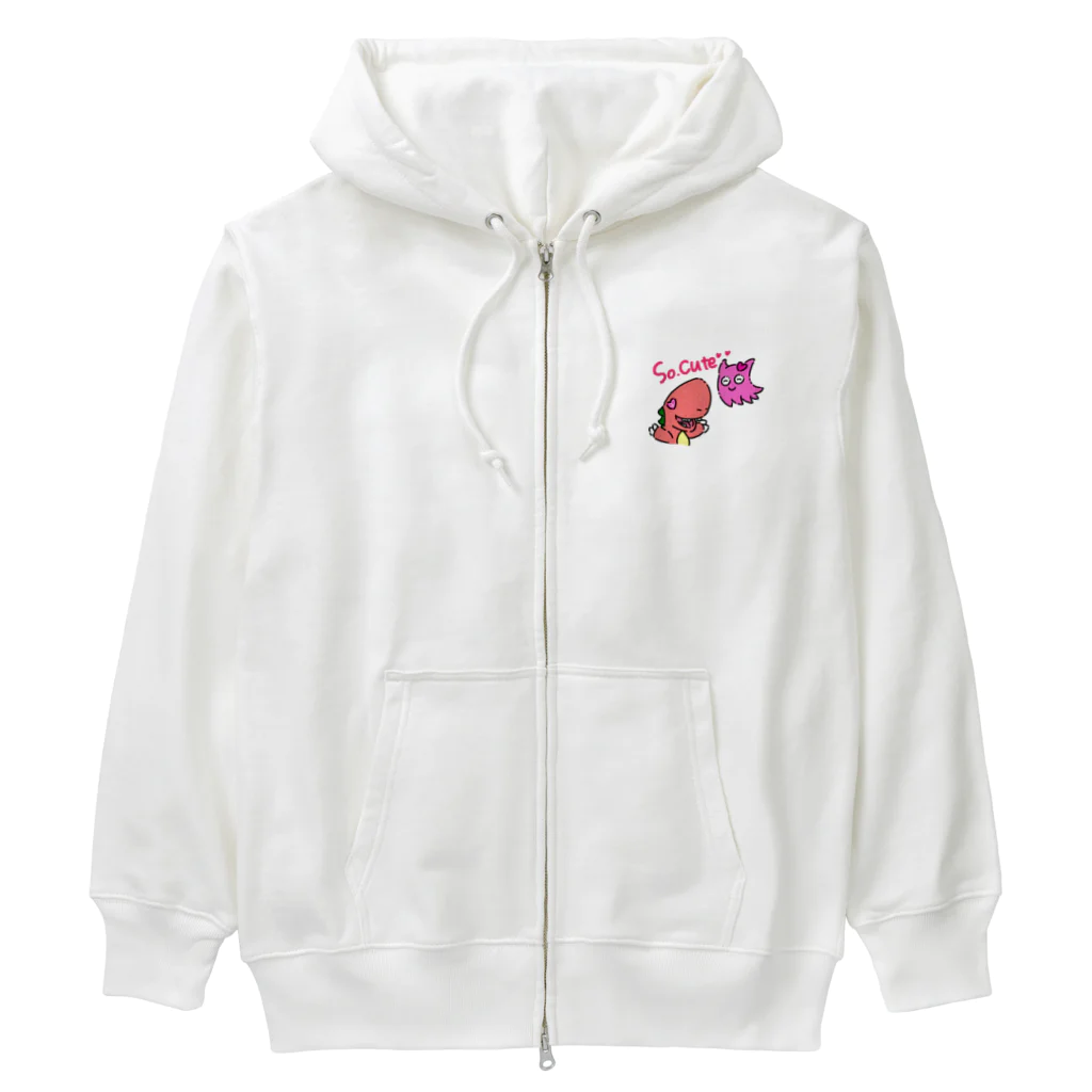 HxA paintshopのめんだこ一家 Heavyweight Zip Hoodie