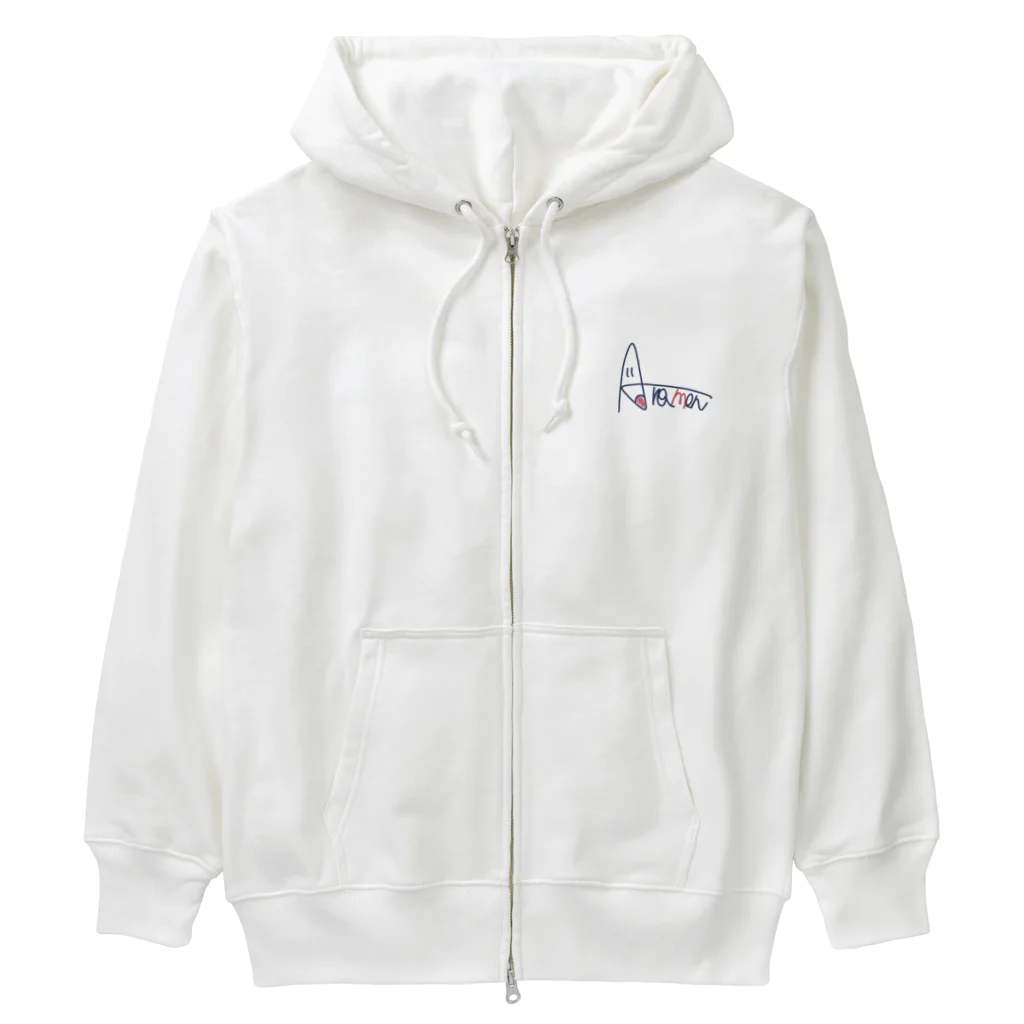 あらもん少佐のあらもんくん　サインver Heavyweight Zip Hoodie