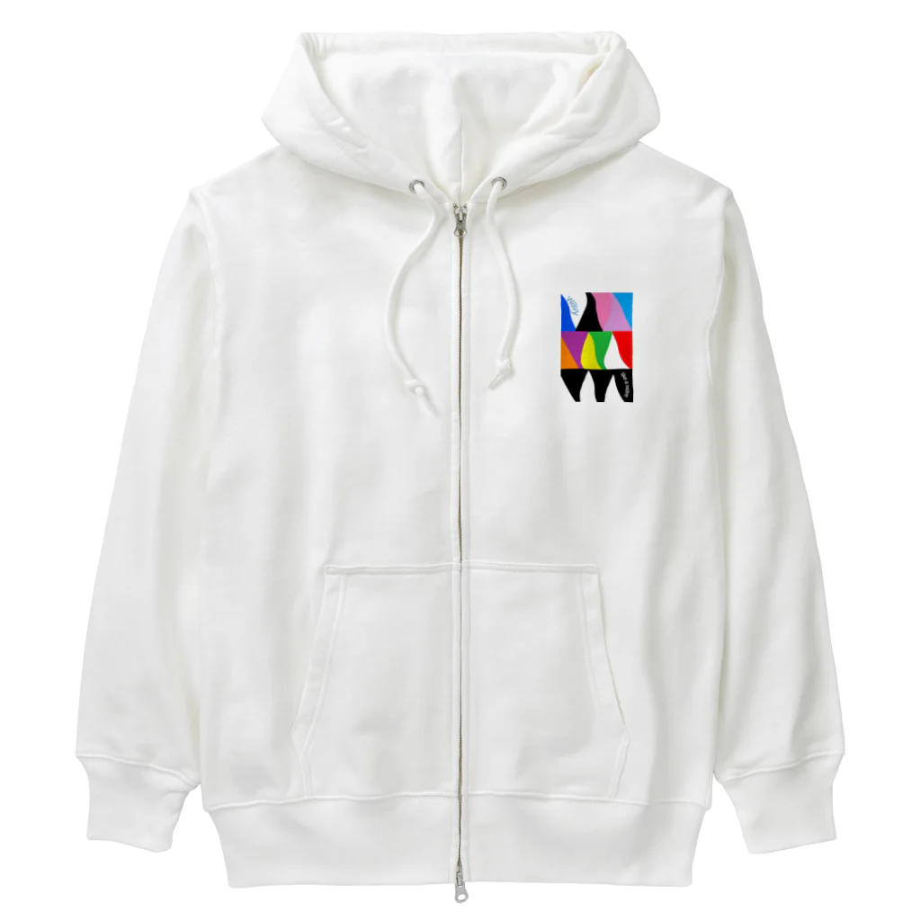 aiueoneko358の新しい波 Heavyweight Zip Hoodie