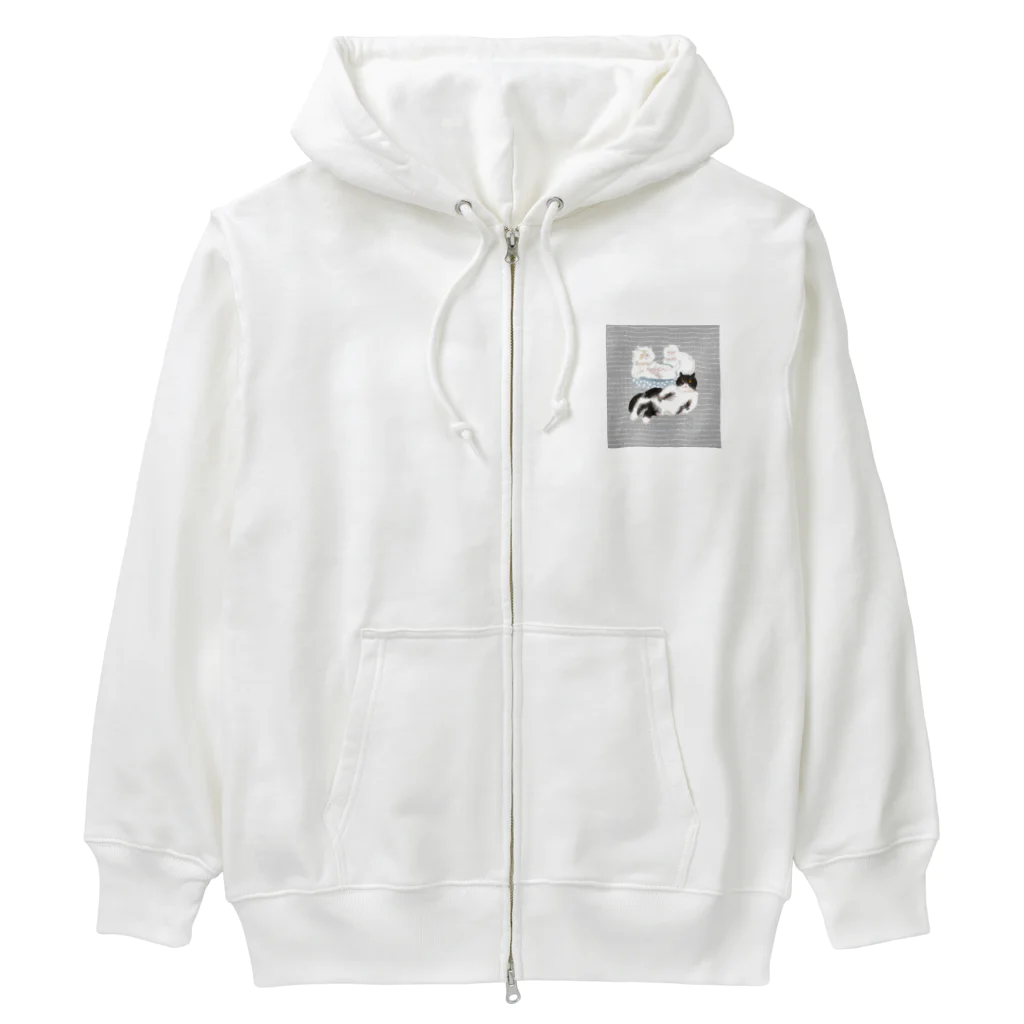 マルティ部屋のむぅるぅみぃ縞入り Heavyweight Zip Hoodie