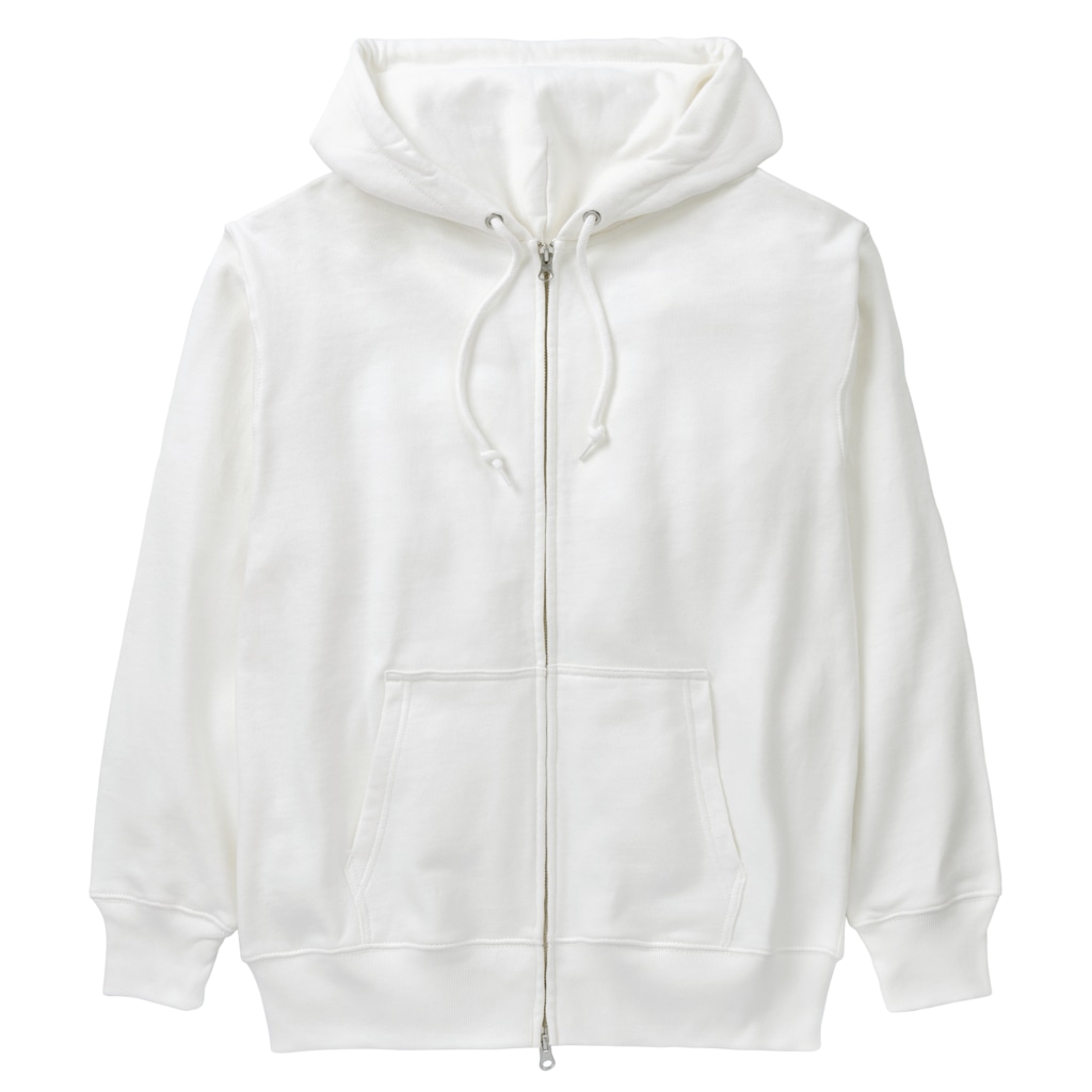 GOODS SHOP【そぞろな小窓】 SUZURI店の[バックプリント]【本番まであと何日？】 Heavyweight Zip Hoodie