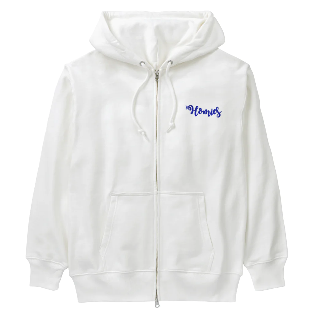 HomiesのHomies zip hoodie ヘビーウェイトジップパーカー