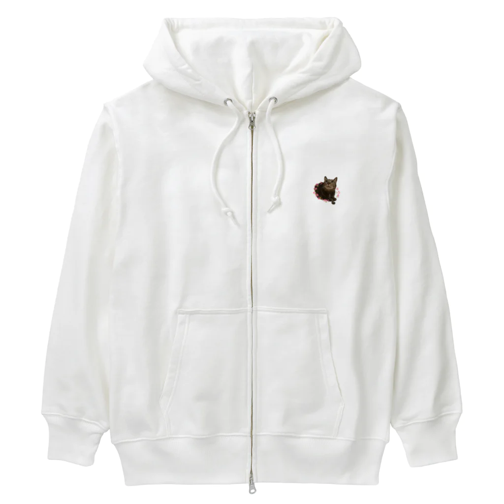 愛猫家のイワシくん Heavyweight Zip Hoodie