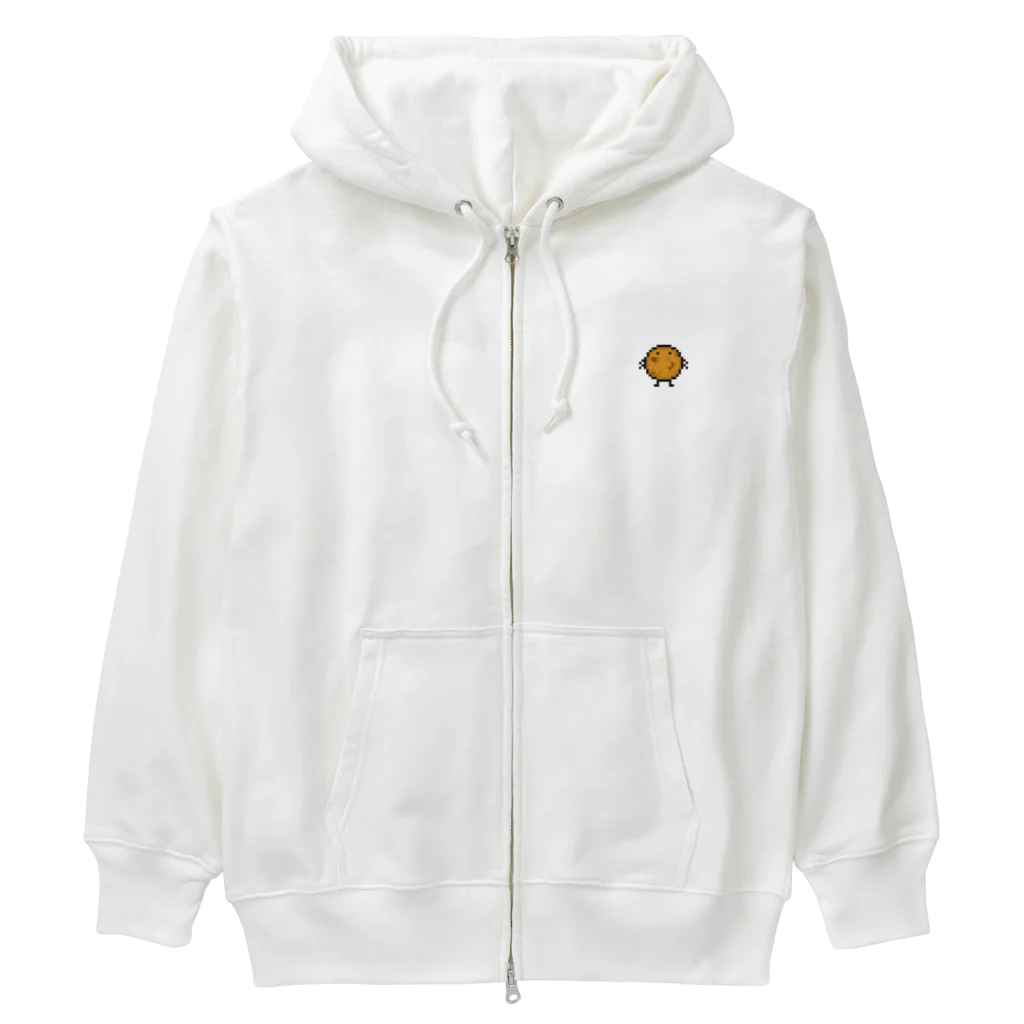 わらべの草加せんべいくん Heavyweight Zip Hoodie