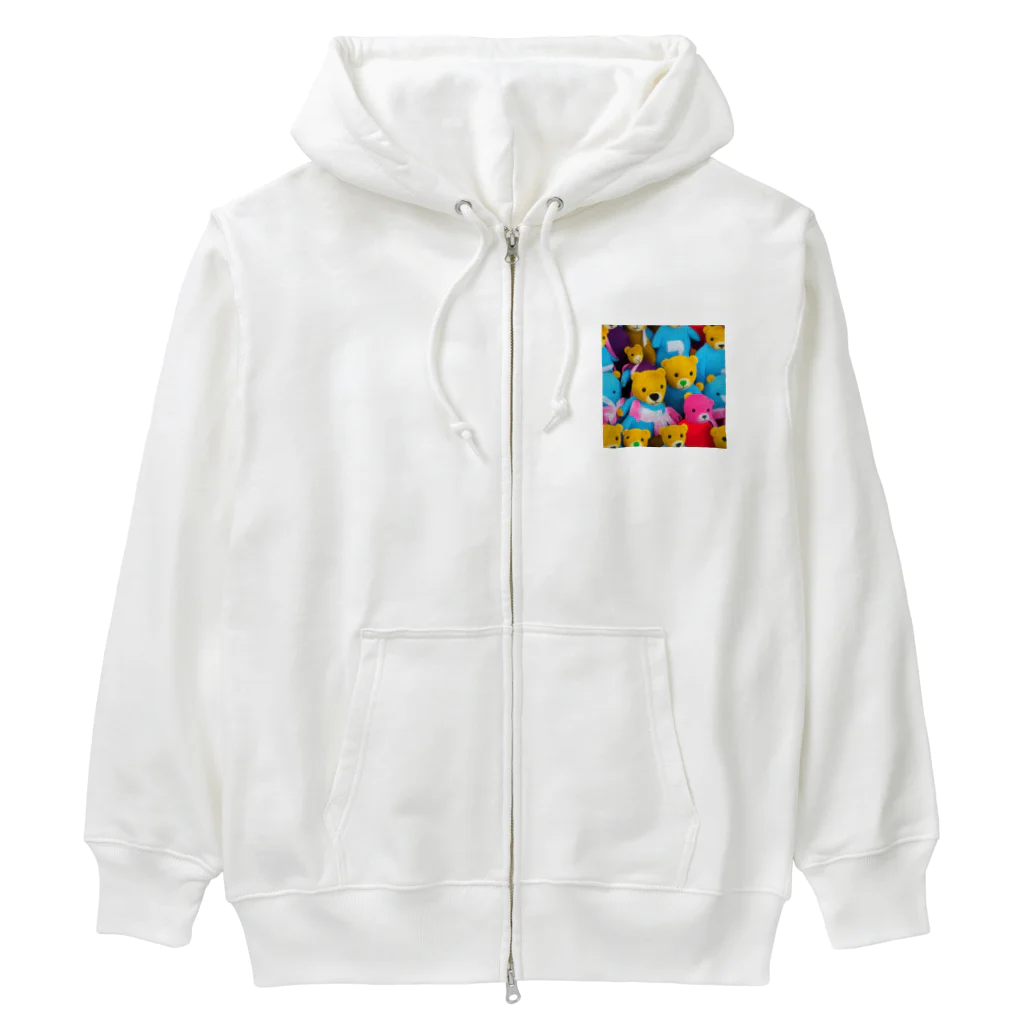 ミラくまのくまさんがたくさん Heavyweight Zip Hoodie