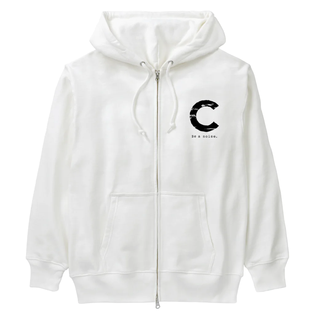 noisie_jpの【C】イニシャル × Be a noise. Heavyweight Zip Hoodie