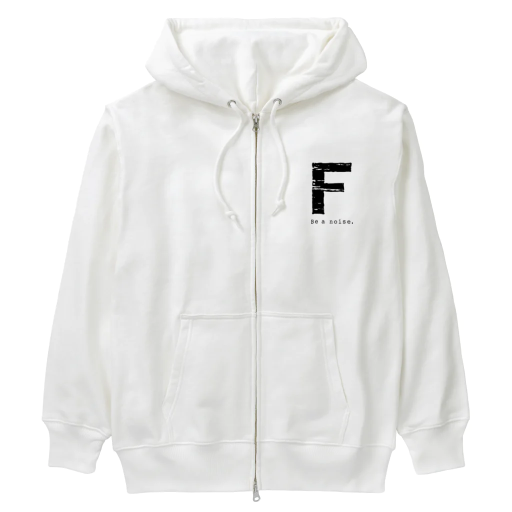 noisie_jpの【F】イニシャル × Be a noise. Heavyweight Zip Hoodie