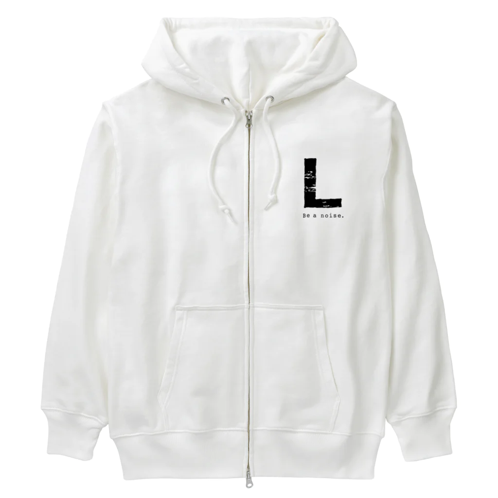 noisie_jpの【L】イニシャル × Be a noise. Heavyweight Zip Hoodie