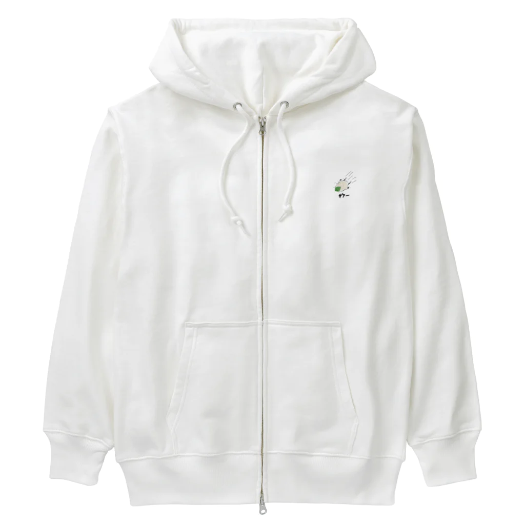 ピスタの落ちるピスタくんジップパーカー Heavyweight Zip Hoodie