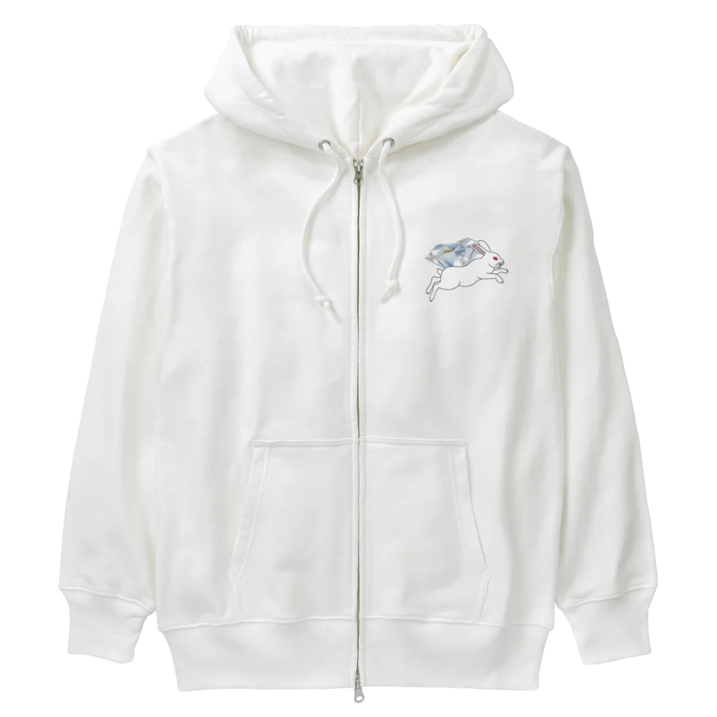 ruidawanの飛躍うさぎ Heavyweight Zip Hoodie